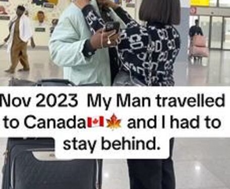 Lady Overjoyed As She Joins Her Husband In Canada (Video)