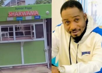 Mixed Reactions As Owerri Citizen Opens Junior Pope Shawarma Stand (Video)