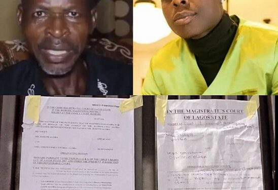 Mohbad’s Father Pastes Notice For DNA Test On His Daughter-In-Law, Wunmi’s Gate