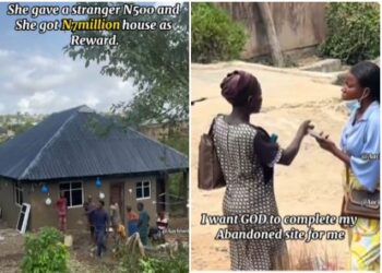 Woman Who Helped Stranger With N500 Gifted N7 million to Build House (Video)