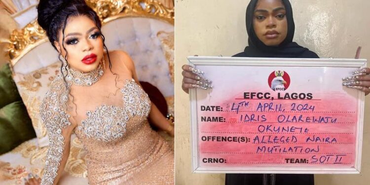 BREAKING: Bobrisky Sentenced To Prison With No Option Of Fine