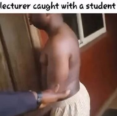 UNN Lecturer Caught Pants Down With Married Student (Video)