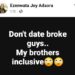 “Don’t Date Broke Guys. My Brothers Inclusive” – Nigerian Woman
