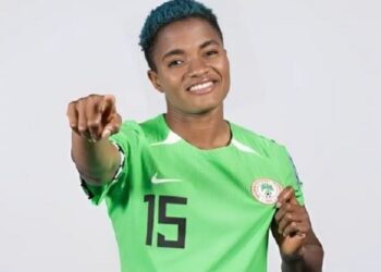 I No Fit Argue, I Don Start To Dey Learn Am – Super Falcons Star, Ajibade, Plays New National Anthem (Video)