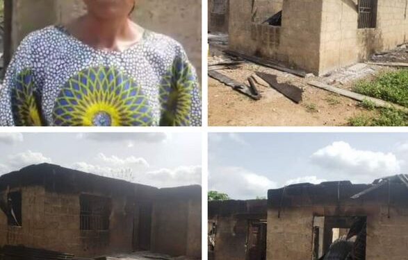 Ekiti Islamic Cleric Allegedly Sets His Wife’s House On Fire Over Refusal To Participate In Late Night Prayer (Photos)