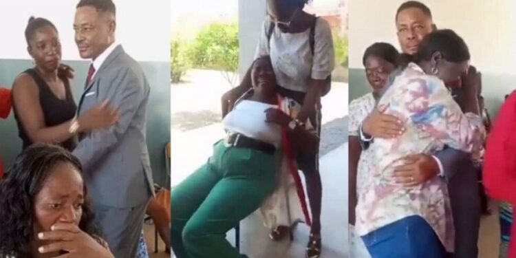 Emotional Moment Female Teachers Broke Down In Tears Over Headmaster’s Transfer (Video)
