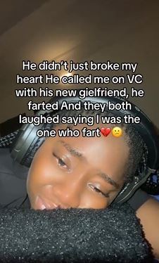 Lady In Tears As She Recounts How Ex-boyfriend Video Called To Break Up, Accuse Her Of Farting (Video)