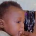 Mother In Shock As 5months Son Chooses Eba Over Baby Food (Video)