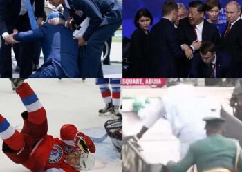 Tinubu And Other World Leaders Who Fell During Public Ceremonies