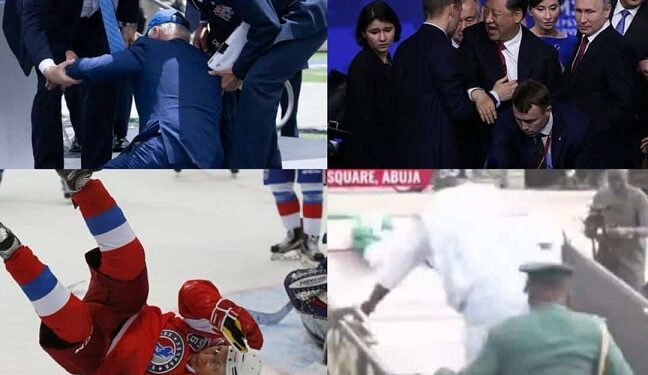 Tinubu And Other World Leaders Who Fell During Public Ceremonies