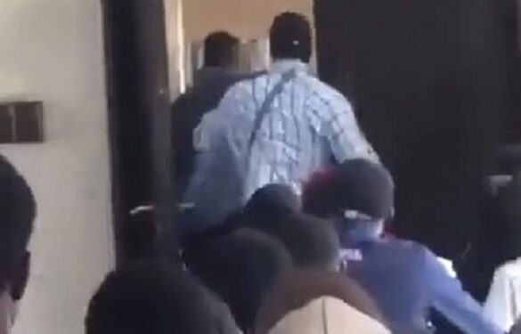 Moment Unilag Student Physically Attacked Lecturer Over a Disagreement (Video)