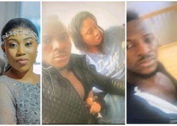 Super Eagles Star, Kayode Olanrewaju And Estranged Wife, Dora Engage in Physical Fight Over Properties (Photos)