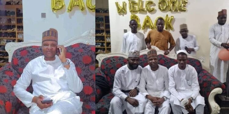 See The Moment Abba Kyari Receives Warm Welcome From His Family Following His Release From Kuje Prison (Video & Photos)
