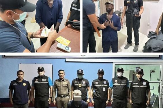 Nigerian Man Arrested For Overstaying His Visa By Nine Months In Thailand (Photos)