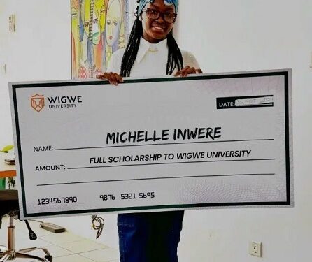 Young Lady Awarded Full Scholarship to Study at Most Expensive University in Nigeria