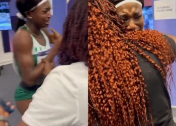 “I’m Sorry” – Nigerian Athlete, Favour Ofili in Tears After Coming 6th At The 200meters Olympics Final (Video)