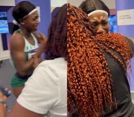 “I’m Sorry” – Nigerian Athlete, Favour Ofili in Tears After Coming 6th At The 200meters Olympics Final (Video)