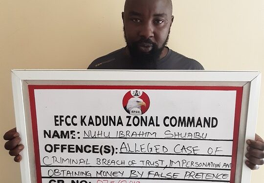 Fake NNPC Director In EFCC Custody Over ₦100 Million Fraud (Photo)