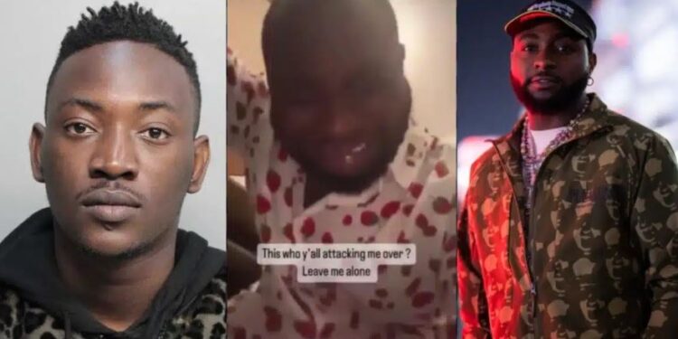 Dammy Krane Causes Stir Online As He Appears To Mock Davido By Apologizing To Him Using Controversial Video