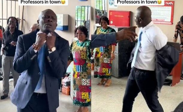 UNIPORT Professors Display Latest Dance Steps On Campus (Video)