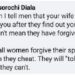 Your Wife Staying With You After You’ve Cheated Does Not Mean They’ve Forgiven You – Nigerian Man Tells Men