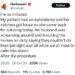 Hospital Worker Reveals Statement Husband Of New Mum Made After Being Told Not To Touch His Wife Until Her Episiotomy Stitches Heals, Nigerians React