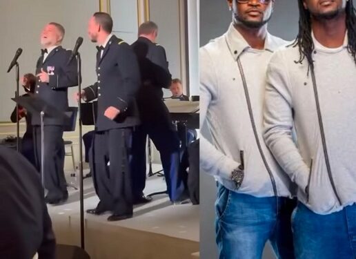 French Band Performs P-Square’s ‘Testimony’ At A State Dinner Organised For President Bola Tinubu in Paris (Video)