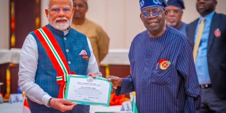 You Should Have Asked Modi How Indians Became Tech Gurus Of The World, Instead Of Conferring Him With GCON – PDP Slams Tinubu
