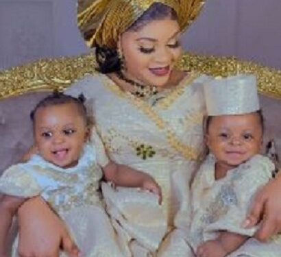 Ooni Of Ife’s Wife Shares Adorable Video Of Their Twins (Watch)