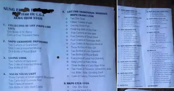 Lady Cries Out as Huge Bride Price List Chases Away Husband-to-Be