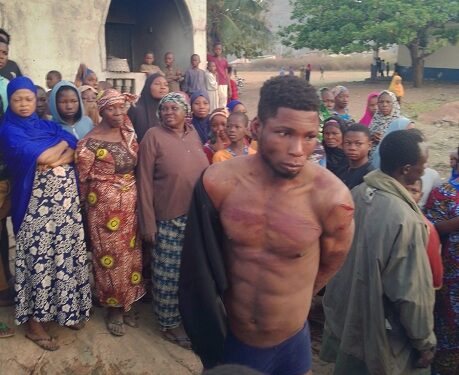 Angry Residents Beat Suspected Thief To A Bl00dy Pulp In Kogi Community (Photos)