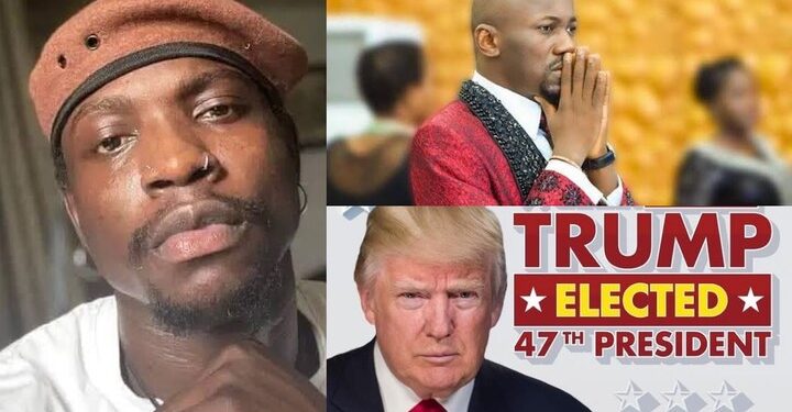 US Election: VeryDarkMan Calls Out Apostle Johnson Suleman Over Failed Prophecy (Video)