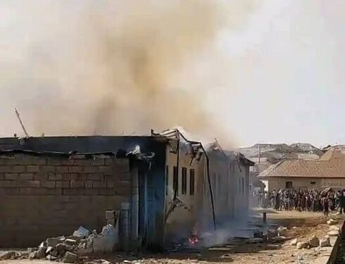 Irate Youths Burn Only Primary School In Bauchi Community