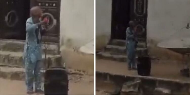 Nigerian Pastor Angrily Prays Death On The Person Who Stole His 30k Christmas Fowl (Video)
