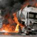 Loaded Petrol Tanker Catches Fire In Osun