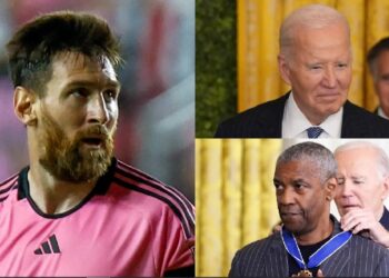 US President, Biden Awards Presidential Medal Of Freedom To Messi, Denzel Washington, Others