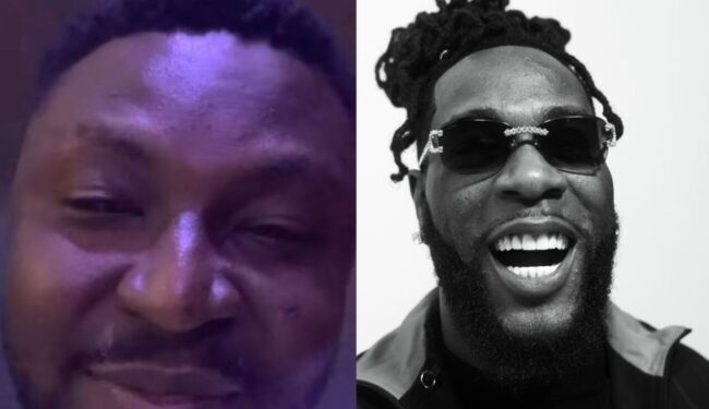 Burna Boy Fulfils Promise, Gifts Cubana Chief Priest’s Alleged Brother $30,000 (Video)