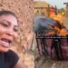 Woman Burns Sister’s Clothes, Accuses Her Of Affair With Husband (Video)