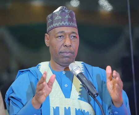 Governor Zulum Reacts as Terrorists Kill 40 Farmers in Borno
