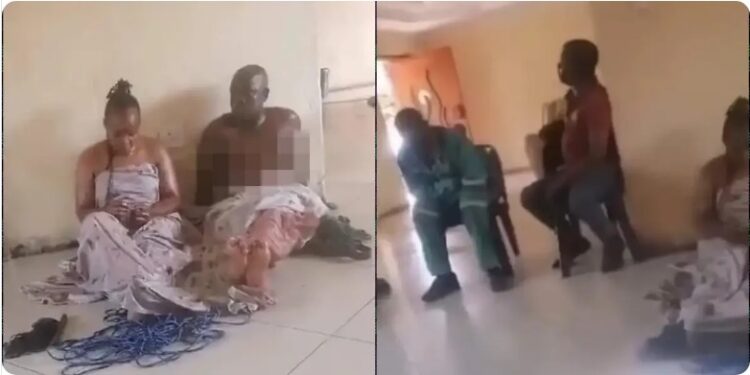 Drama As Man Calls Family Meeting On Cheating Wife, Invites Her Lover (Video)