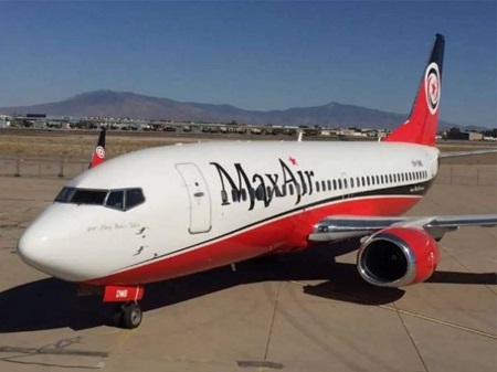 Max Air Plane Crash-Lands, Tyre Bursts Upon Landing in Kano (Video)