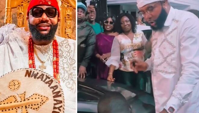 E-Money Gifts His Housekeeper, Cleaner, Chef And Barber Cars As He Celebrates His Birthday (Video)