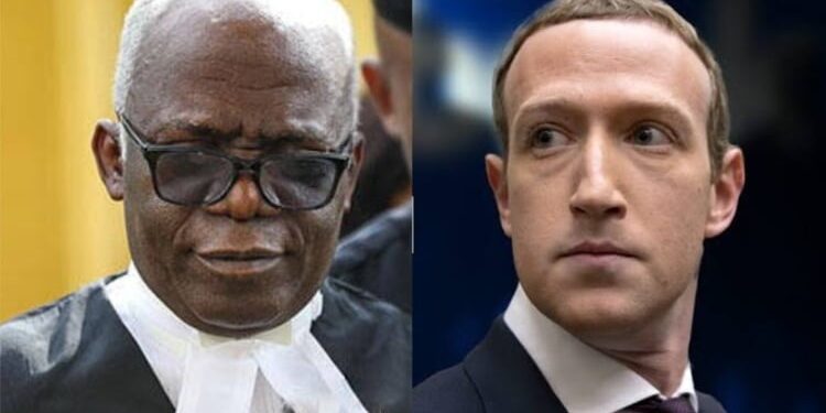 Falana Sues Mark Zuckerberg’s Meta (Facebook Parent Company) For $5 Million
