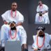 First Dog To Rock Agbada – Nigerian Man Marks His Dog’s Birthday In Grand Style (Photo)