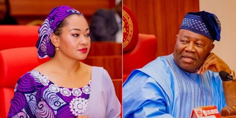 Akpabio: Senator Natasha to Face Senate Disciplinary Panel Over Outburst