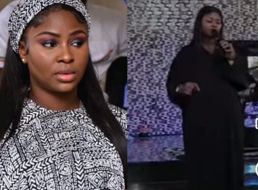 Video of 2Baba’s Girlfriend, Natasha Osawaru Leading Church Service Surfaces Online (Watch)