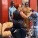 Watch The Moment Burna Boy’s Mum Snubbed Peller At Fashion Event (Video)