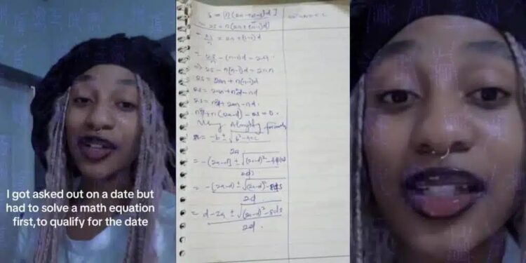Lady Rants As Man Asks Her To Solve Math Equation To Qualify For A Date (Video)