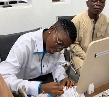 Proud Father Escorts Daughter To Office After Securing Job At Big Firm (Video)