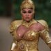 Nollywood Actress, Mercy Aigbe Leaves Fans Speechless Over Outfit To Movie Premiere (Video)